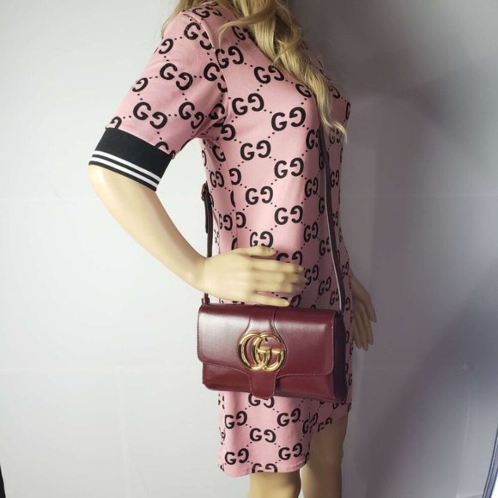 Authentic Gucci Arli GG Leather Shoulder/Crossbody Bag - Picture 15 of 15